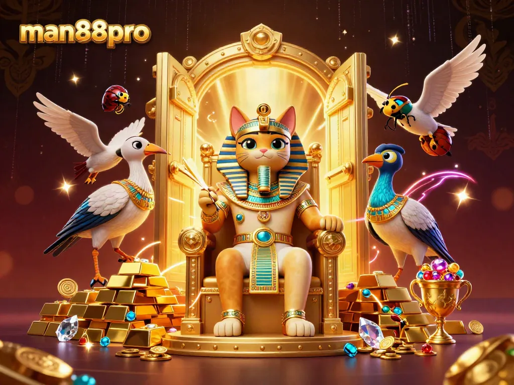 Experience the thrill of winning with man88pro's vibrant online casino scene, featuring rich games and treasures.
