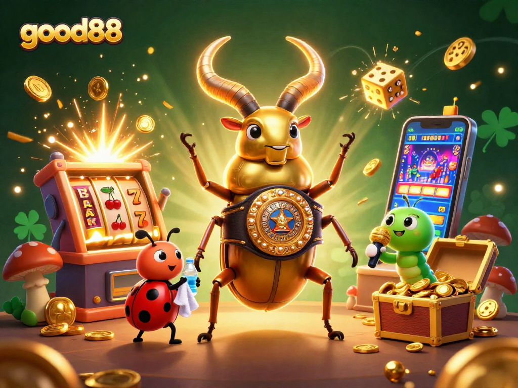 Engage in thrilling slots with good88's explosive jackpot showcases and vibrant game visuals.