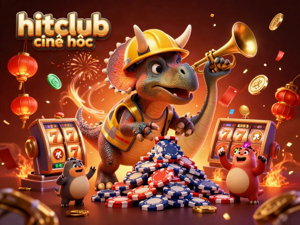 Experience celebratory gaming action at hitclub chính thức with vibrant casino elements and a joyful atmosphere.