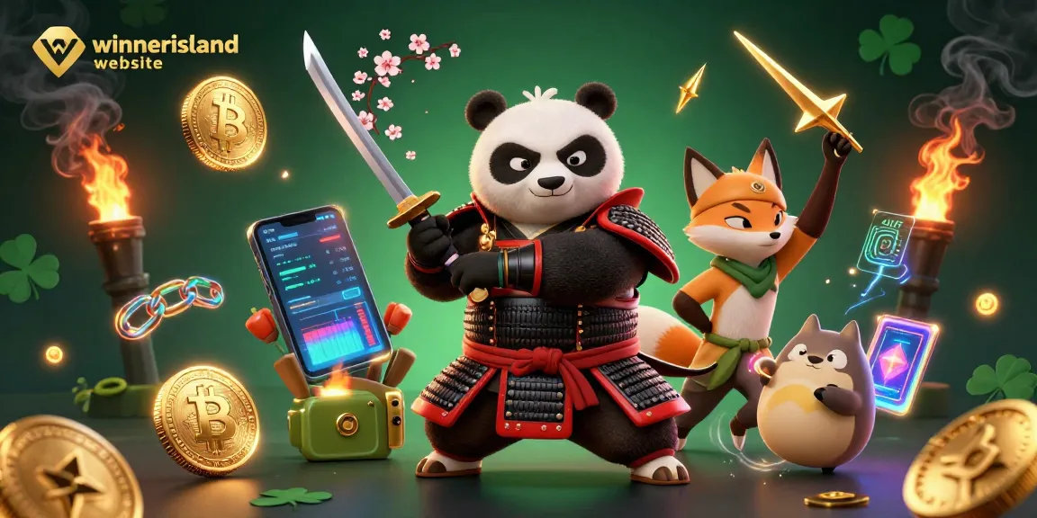 Experience thrilling gaming at the winnerisland website with captivating 3D characters in an energetic casino setting.