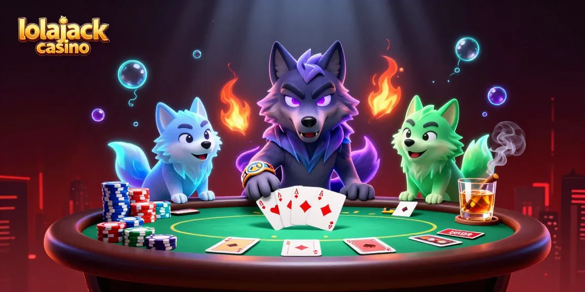 Engage in thrilling poker action at lolajack casino with dynamic characters and rich gaming elements.